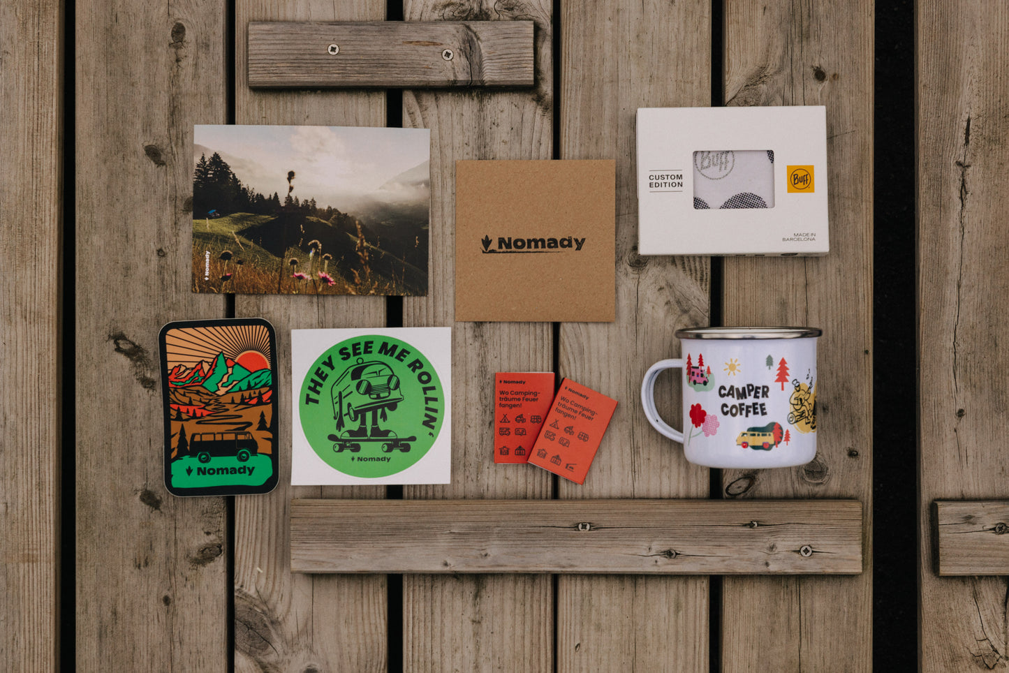 Nomady Gutscheinbox "Basecamp"